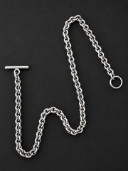 RARE Vintage Mexico 925 Sterling Silver Heavy Rolo Chain Necklace 55.6g