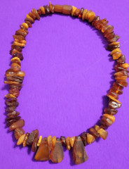 RARE OLD HUGE Natural Baltic AMBER Beads Necklace 57