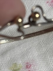 Woman’s Vintage Bracelet Design Tiffany&CO.Sterling 14k Gold Mea 2.5 Inch