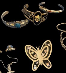 Vintage SW & NATIVE AMERICAN Costume Jewelry Lot of 2O Pieces