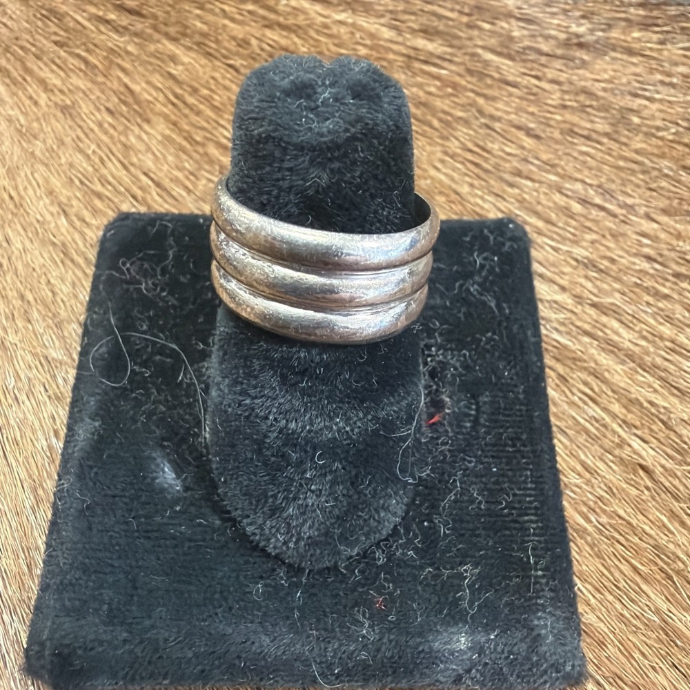 Vintage Sterling 925 Silver Vintage Southwestern Estate Ring Size 6.5 sz, 5.9g