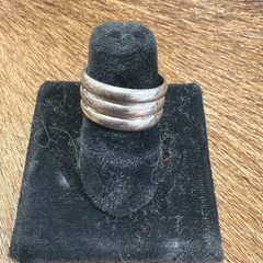 Vintage Sterling 925 Silver Vintage Southwestern Estate Ring Size 6.5 sz, 5.9g