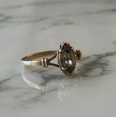 Soviet Women’s Ring Silver 875 Vintage USSR Size 7.5 / 17.75