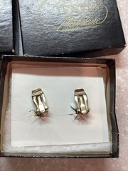 judy lee brooch earring set – Blue & Teal Stones