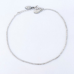 Estate Cookie Lee Sterling Silver 925 Anklet 9-10″
