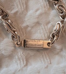 54″ Silvertone Vintage Chain West Germany Silver Alloy