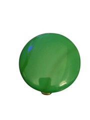 Chunky MOD Lucite Clip Earrings Marbled Green Button Domed Round MCM Vintage