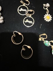 20 Pair Vintage Clip On EarRings Various Colors And Styles As Pictured Lot 02