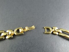 GOLD TONE NECKLACE 16.5″ (D10)
