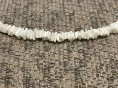 Vintage Natural Hawaiian Puka Shell Necklace 8 Inch Length Surfer