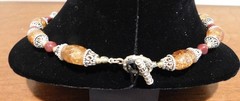 Vintage Smoky Quartz Faceted 16 inch Necklace