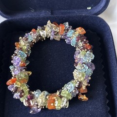 Stauer Bracelet Rainbow Gem Torsade jewelry Vintage