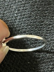 Vintage 925 Sterling Silver Aurora Borealis AB Halo CZ Multicolor Ring Size 6.25