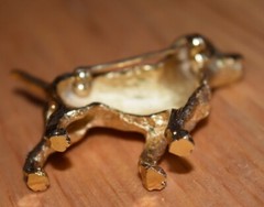 Crown Trifari Canine Collection Beagle Dog Brooch Pin Standing Labrador Figure
