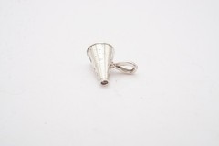 Vintage Sterling Silver 925 Bull Horn Pendant