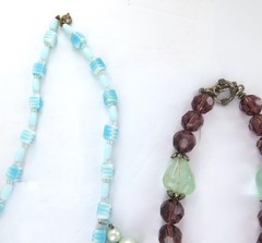 Exceptionally Good Lot Quality Estate Costume Necklaces. Great Resale Potential.