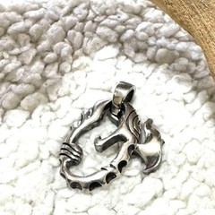 Silver Flame Tribal Pendant Top Not specified Used