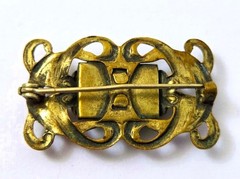 Vintage Czech Glass Pin, 1930’s Vintage Jewelry