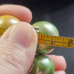 Vintage Cluster Grapes Clip-On Fur Clip Multicolor Big Faux Pearls Fruit Jewelry