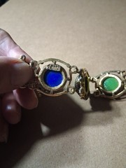 Vintage Juliana D & E for Celebrity Bracelet Gold Tone Moroccan Matrix Signed