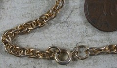 Vintage Goldtone Necklace & Lucite Cameo Pendant 23”
