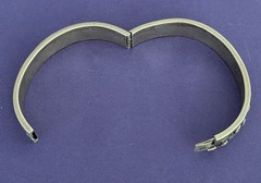 Rare Wang Hing Sterling Silver Bracelet Chinese Export Signed Butterfly Motif