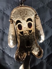 Vintage DeLizza & Elster Juliana Necklace 1970’s Dog