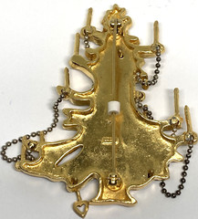 Vintage Signed MMA Metropolitan Museum Of Art Enamel Christmas Tree Brooch Pin