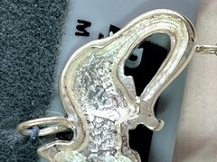 Vintage Partners Mervyns Sterling Silver Cat charm holder – excel condition