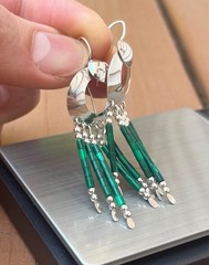 NOT AVAILABLE ! Sterling Dreachcatcher Vintage Sterling Silver Earrings