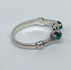 Rings Silver 925 Size 6.5 . Weight 2.0 g. Soviet Vintage Jewelry USSR