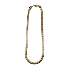 Vintage Y2K Claires Herringbone Liquid Chain Necklace Flawless 19″ Lobster Clasp