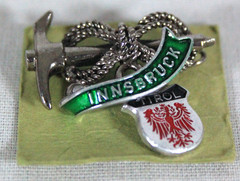 RARE! 195OS VTG JOWA “INNSBRUCK” TIROL AUSTRIA SOUVENIR HAT BROOCH /PIN NEW