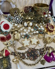Vintage Estate Costume Jewelry Lot! AVON, MONET and more!