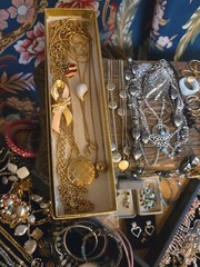 Huge Jewelry Lot Vintage to Modern All Wearable 100+ Pieces Avon, Monet, 925