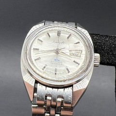 ✅Vintage Orient Swimmer 24mm Lady A Automatic Watch 25 Jewels 09357 40m Calender