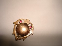 Antique Metal Heart Stone Painted Miniature Soldier Waterproof Talisman Pendant