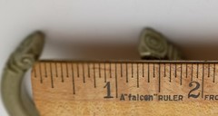 Vintage Manilla Currency Cuff Bracelet ~ Bronze Brass Copper Alloy ~ Tribal