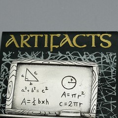JJ Jonette Brooch Pin Jewelry Math Algebra Geometry Teacher Gift Winter 1.5″