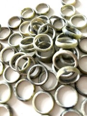 65pcs Vintage Natural Jade Rings Unpolished Assorted Sizes 6 – 8
