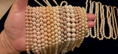 Vintage Mod Faux Pearl Jewlery Lot Of 61. 6lbs+.24 Signed Monet Anne Klein Avon
