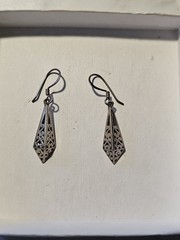 Vintage Sterling Silver 925 Earrings (look through pics)