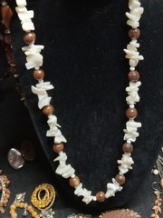 Vintage To Modern Costume Jewlery Lot Earth Tones Necklaces And Bracelets