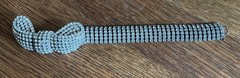 Set Of 2 Woman’s Vintage Wide 6 Row Silver Metal Rhinestone Bracelets With Bow