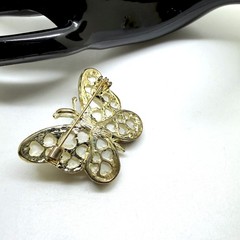 Unique multicolour Whole Stone natural Amber Pendant Brooch 9.3g