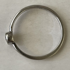 Simple Stackable Petite 14K Gold CID Clyde Duneier Ring Sz 6.5 and 1.38 g