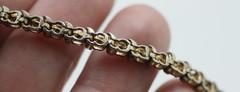 Vintage IBB Diamond Tennis Sterling Silver 925 chain bracelet 7 1/2″