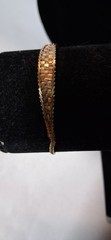 Vintage Multi Color 14k Gold Bracelet 7 1/4 Inches 5.3 Grams Lovely Retro Piece