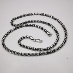 Vintage Beautiful Jewelry Chain Necklece,925 Sterling Silver,Signed , 25,39g