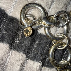 Vtg J. Crew Necklace Chunky Chain Link Gold Tone Classic Preppy Everyday Jewelry